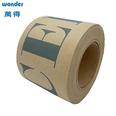 Nastro adesivo di carta kraft bianca di spessore 0,130 mm a base di solvente