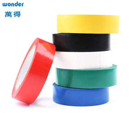 Tensione resistente Matt PVC nastri adesivi Bianco ignifughi a prova di freddo
