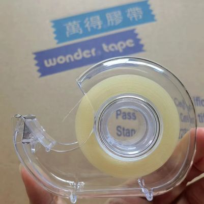 Fai da te Nastro di cartoneria trasparente BOPP Larghezza 18 mm Individuale giallastro per progetti