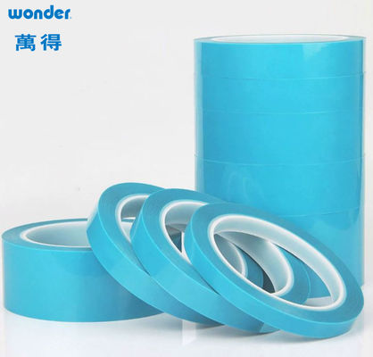 Base di gomma Wonder nastri adesivi in PVC blu mascherante adesivo ad alta resistenza alle temperature
