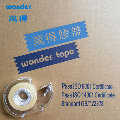 Easy Tear BOPP Stationery Tape Certificato BSCI Super Clear Gift Wrapping