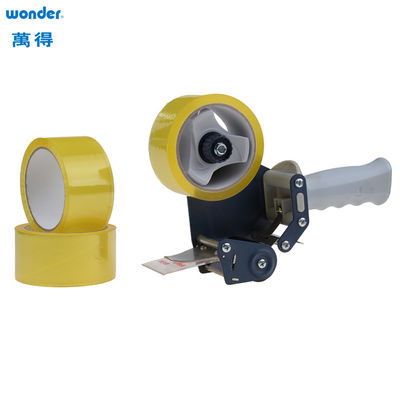 Dispenser per il taglio del nastro adesivo di imballaggio blu di plastica solida per scatola