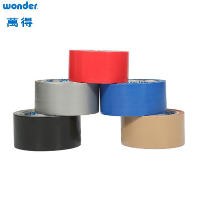 Wonder Adesivo Nastro adesivo di stoffa marrone 50m Base di gomma impermeabile