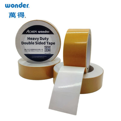 Nastro biadesivo autoadesivo con base in tessuto non tessuto e adesivo hot melt per una forte adesione