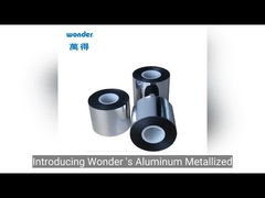Nastro di imballaggio BOPP di tipo pellicola metallizzata 0,055 mm